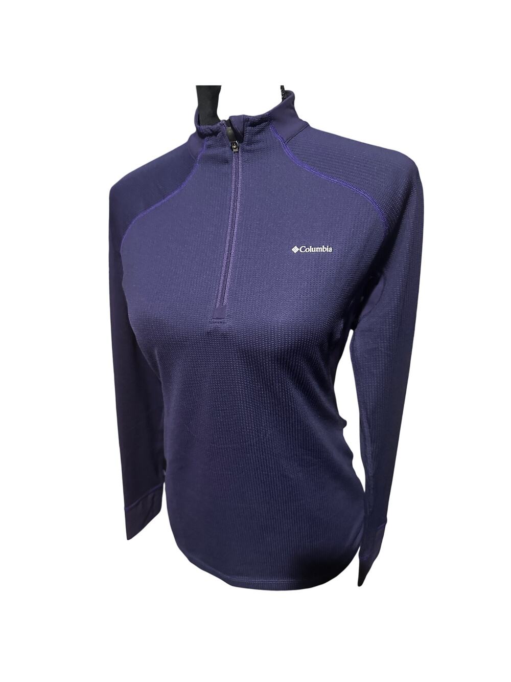Columbia Heavy weight Women's 1/4 Zip Athletic Top with Thumbholes Size M